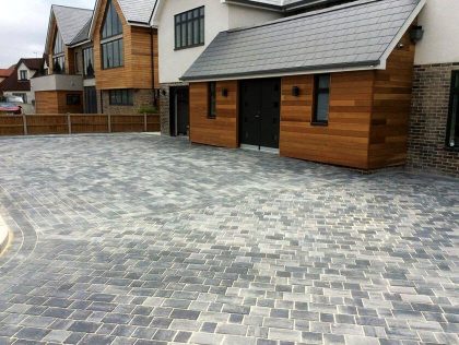 black paving in Bicester